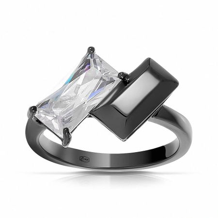 Кольцо из серебра с кварцем