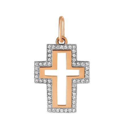 Золотая подвеска с бриллиантами