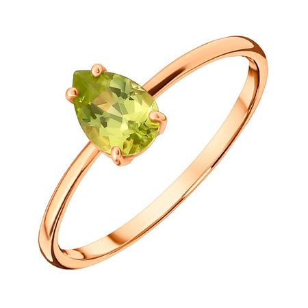 Золотое детское кольцо с хризолитом бюбхен масло детское 200 мл календула