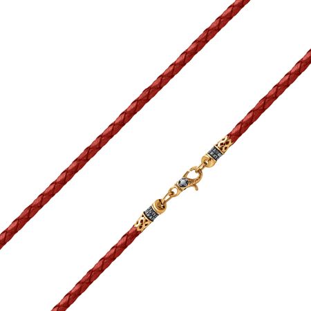 Кожаный шнурок с серебряным замком и позолотой moterm elite a6 кожаный блокнот