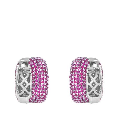 Серебряные серьги с фианитами и родированием серебряные серьги квадрат с родированием