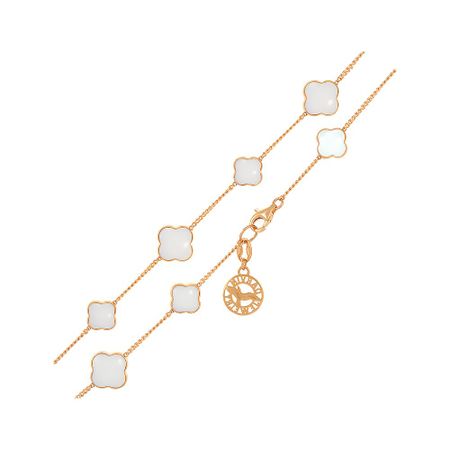 Золотой браслет с агатами из коллекции КЛЕВЕР позолоченные монеты для коллекции