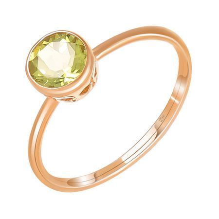 Кольцо детское TALANT из золота с хризолитом бюбхен масло детское 200 мл календула