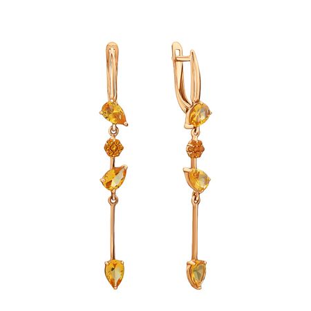 Золотые серьги с кристаллами рождественские подвески tpxckz из акрила с кристаллами