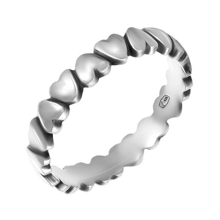 Серебряное кольцо Сердце с чернением гелиевый шар ins 40 дюймов сердце