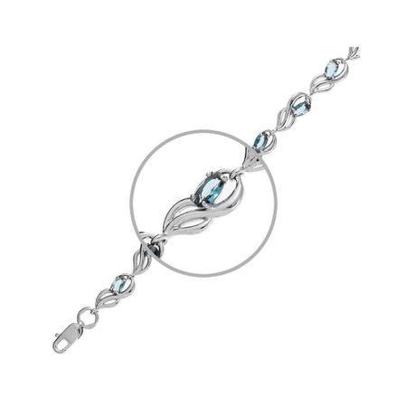 Серебряный браслет с ювелирными кристаллами и родированием рождественские подвески tpxckz из акрила с кристаллами