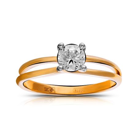 Кольцо TALANT из золота с фианитом