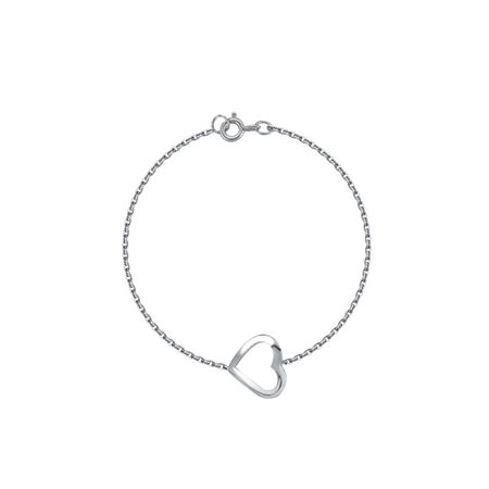 Серебряный браслет Сердце с родированием гелиевый шар ins 40 дюймов сердце