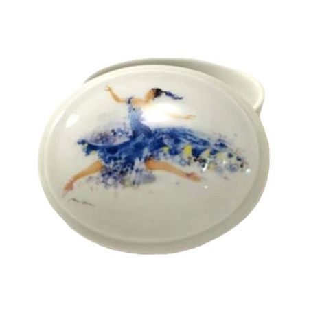 Фарфоровая шкатулка Фея резвости