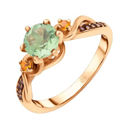 Серебряное кольцо с ювелирным стеклом серебряное кольцо с корундом и ювелирном стеклом с фианитами