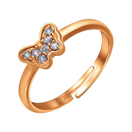 Кольцо детское TALANT из золота с топазами солнцезащитное молочко для лица и тела sun style детское молочко солнцезащитное spf 50