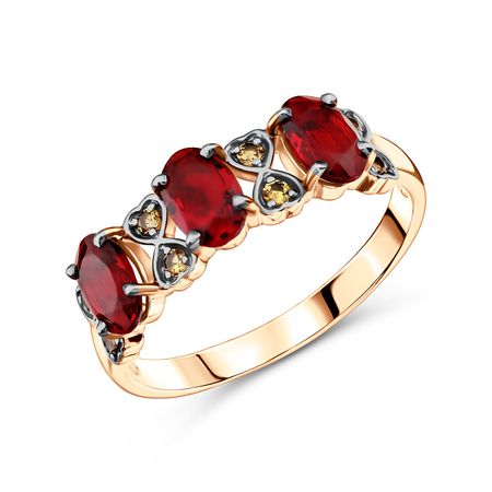 Серебряное кольцо с ювелирным стеклом серебряное кольцо с корундом и ювелирном стеклом с фианитами