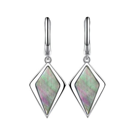 Серебряные серьги с перламутром