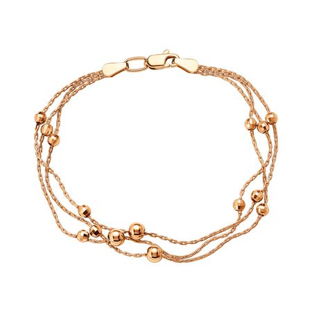 Золотой браслет Якорь тройной с шариками якорь для hitachi cc14st cc14std