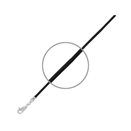 Кожаный шнурок с серебряным замком с родированием moterm elite a6 кожаный блокнот