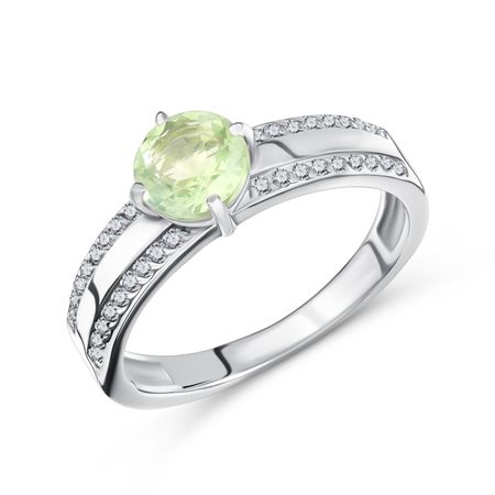 Серебряное кольцо с ювелирным стеклом серебряное кольцо с корундом и ювелирном стеклом с фианитами