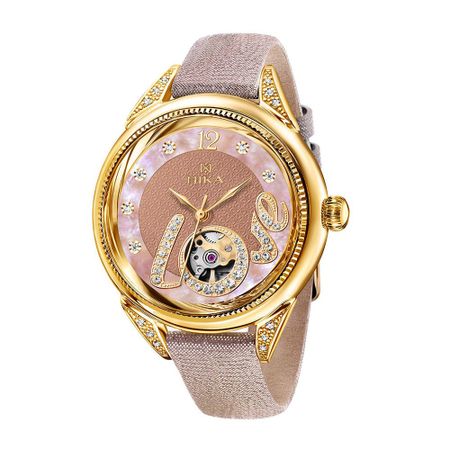 Золотые женские часы НИКА Celebrity 1284.1.3.86A с бриллиантами золотые настенные часы из алюминия 9 5 дюймов