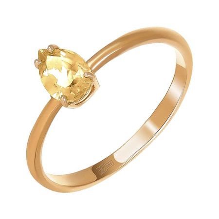 Кольцо детское TALANT из золота с цитрином солнцезащитное молочко для лица и тела sun style детское молочко солнцезащитное spf 50