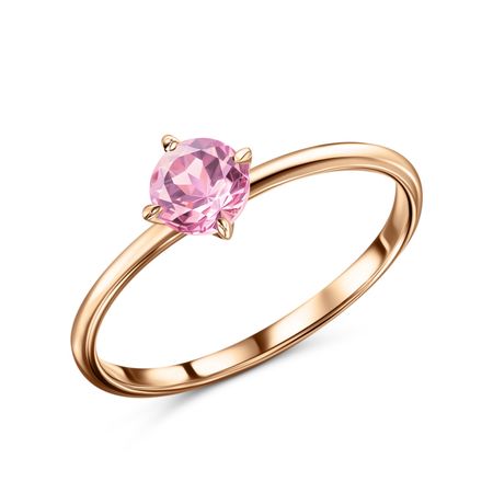 Кольцо детское TALANT из золота с аметистом солнцезащитное молочко для лица и тела sun style детское молочко солнцезащитное spf 50