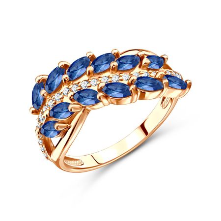 Серебряное кольцо с ювелирным стеклом и фианитами серебряное кольцо с корундом и ювелирном стеклом с фианитами