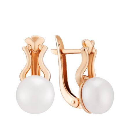 Серьги из золота с жемчугом