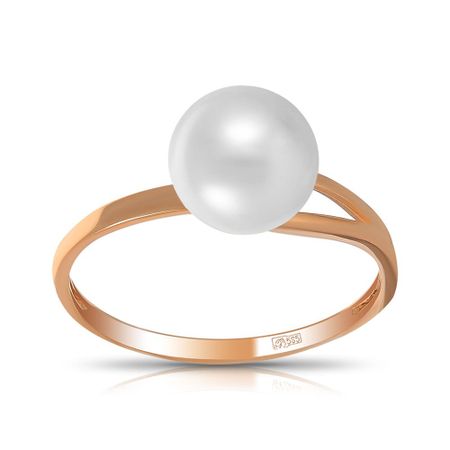 Кольцо из золота с жемчугом