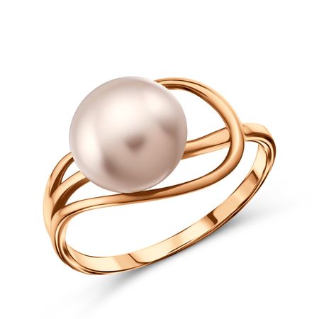 Кольцо из золота с жемчугом