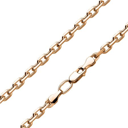 Золотая пустотелая цепочка Якорное ролло