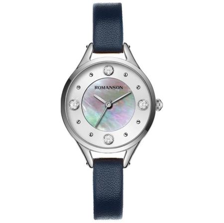 Женские часы ROMANSON Giselle RL 0B04L LW(WH) ошейники шлейки lelap амуниция ошейник селедка bleu из натуральной синий 35 40 см