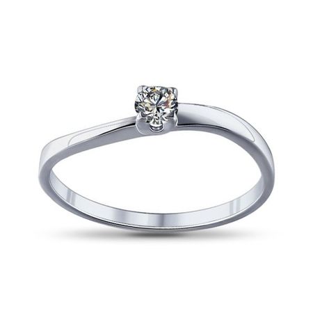 Кольцо SOKOLOV из серебра с фианитом