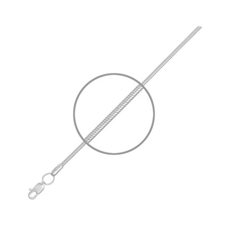 Серебряная сколоченная цепочка Двойной панцирь