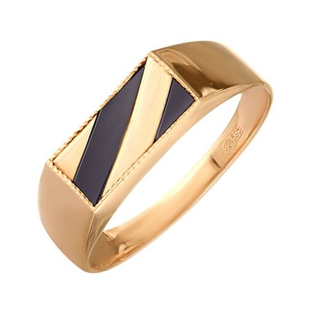 Кольцо-печатка из золота с фианитами moonswoon кольцо печатка silver forget me not ring –