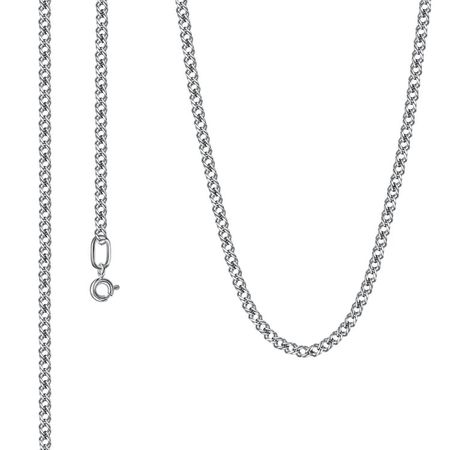 Серебряная цепочка Двойной ромб