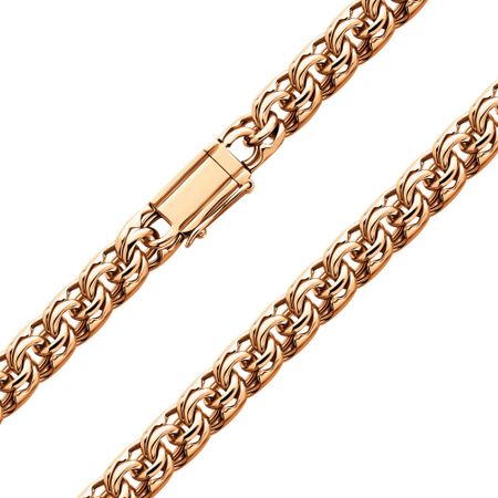 Золотая цепочка ручного плетения Бисмарк