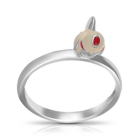 Кольцо SOKOLOV Птица из серебра с эмалью