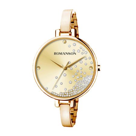 Женские часы ROMANSON Floroje RM 9A07L LG(GD) контактные точки наконечника зонда 2 мм индикатор циферблата циферблат тестовый индикатор индикатор рычаг зонда циферблатный индикатор