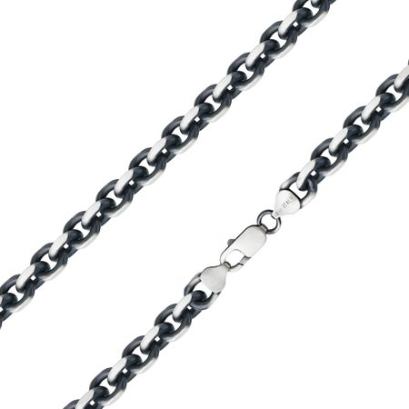 Серебряная цепочка Якорь с родированием серебряная медаль 1914 года италия 5 лир виторио эмануэле iii