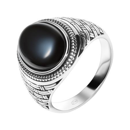 Кольцо-печатка из серебра с агатом moonswoon кольцо печатка silver forget me not ring –