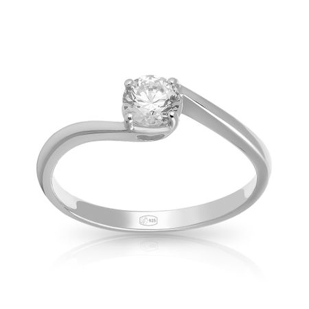 Кольцо SOKOLOV из серебра с фианитом