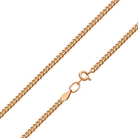 Золотая полновесная цепочка Двойной панцирь с алмазной гранью