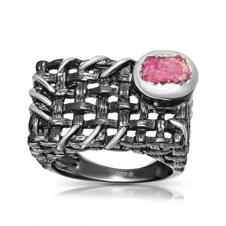 Кольцо из серебра с рубином, коллекция Калипсо коллекция карт manhwa yoon haewon 55 шт