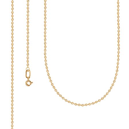 Золотая полновесная цепочка Якорь