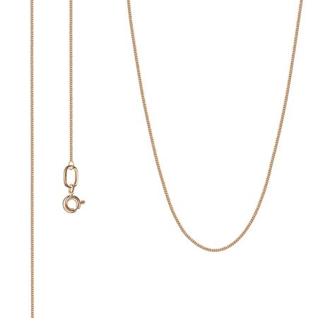 Золотая полновесная цепочка Панцирь с алмазной гранью