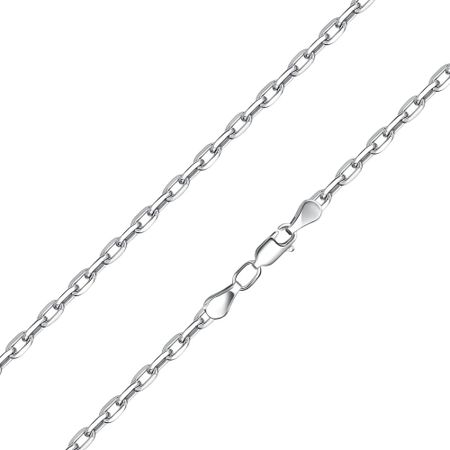 Серебряная полновесная цепочка Квадратный якорь с алмазной гранью квадратный блокнот из искусственной