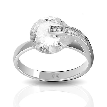 Кольцо из серебра с фианитами кольцо для dewalt dcd791 dcd796