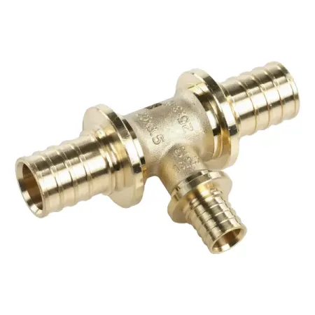 Тройник переходной Рехау 25x16x25 мм латунь тройник для садовых шлангов 1 2 латунь