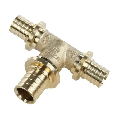 Тройник переходной Рехау 16x20x16 мм латунь тройник для садовых шлангов 1 2 латунь