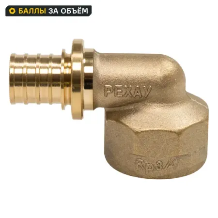 Угол комбинированный 90° Рехау 3/4