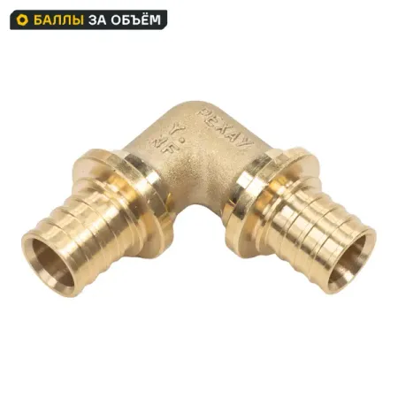 Угол 90° Рехау 20 мм латунь