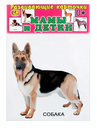 Развивающие карточки Мамы и детки (домашние животные) (0+) (14 карточек)